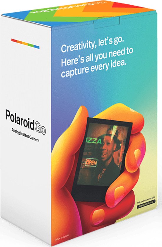 Films instantanés couleur cadre noir Polaroid Go - pack de 16