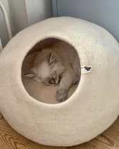 Cat cave kattenmand wit - SnoozyCave