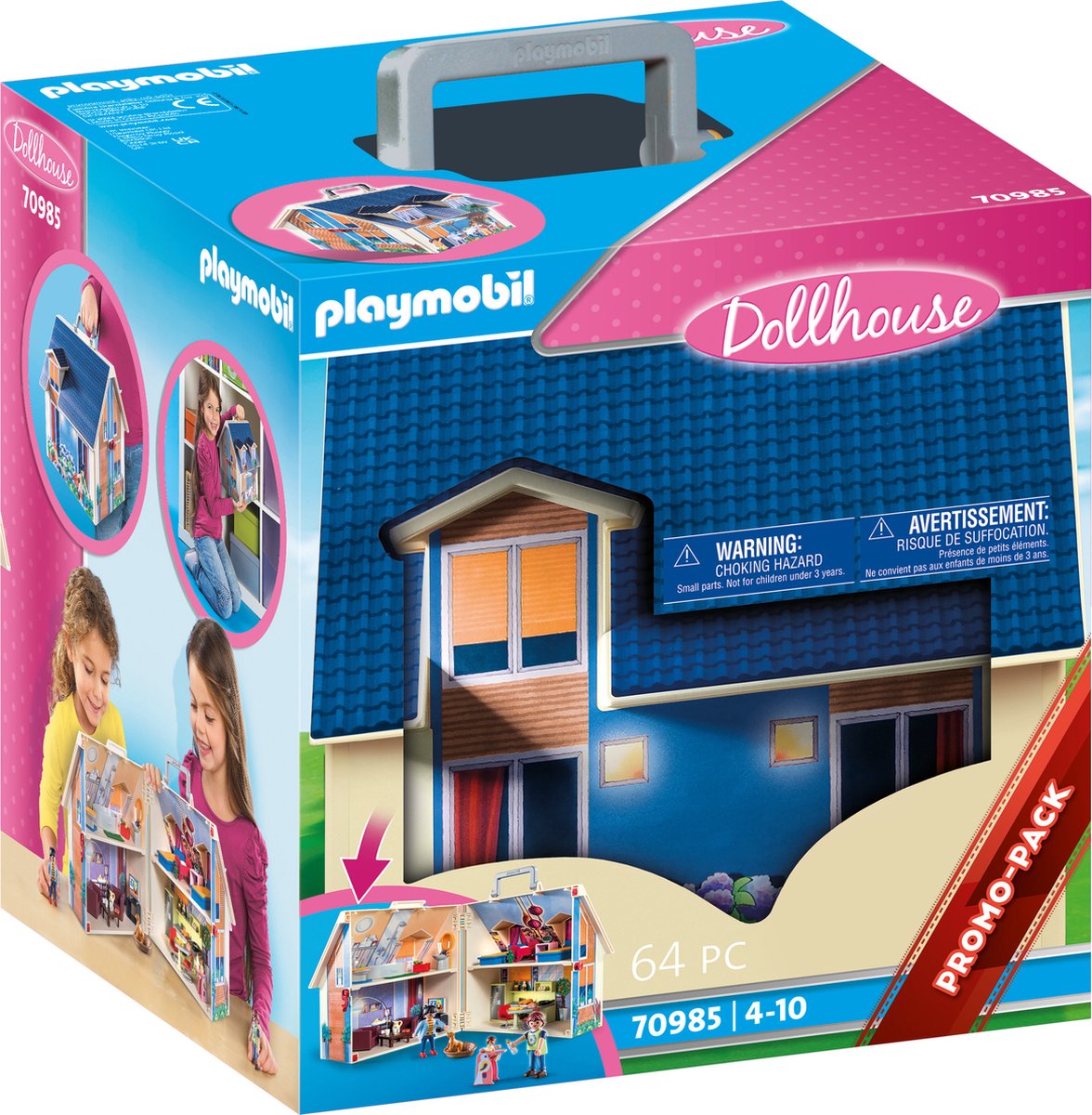 PLAYMOBIL Dollhouse Mijn meeneempoppenhuis - 70985 | bol.com