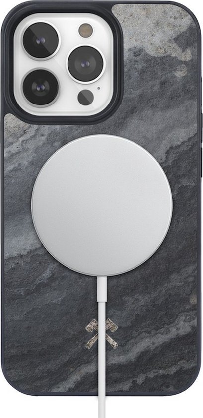 Woodcessories Bumper MagSafe coque de protection pour téléphones portables 17 cm (6.69") Housse Gris