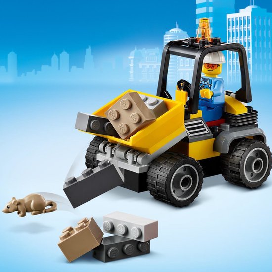 LEGO City 60284 Le camion de chantier, chargeur frontal a benne