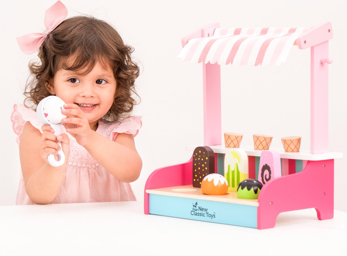 New Classic Toys® Speelgoedwinkeltje IJskraam Inclusief Accessoires — afbeelding 7