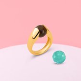 Melano Cateye Masterpiece Ring Set - Goudkleurig - Dames - Maat 52