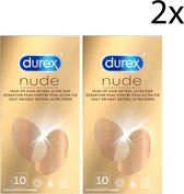 Durex Condooms Nude - 10 x 2