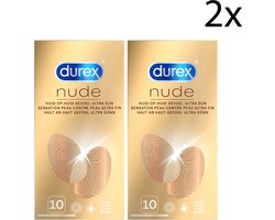 Durex Condooms Nude - 10 x 2