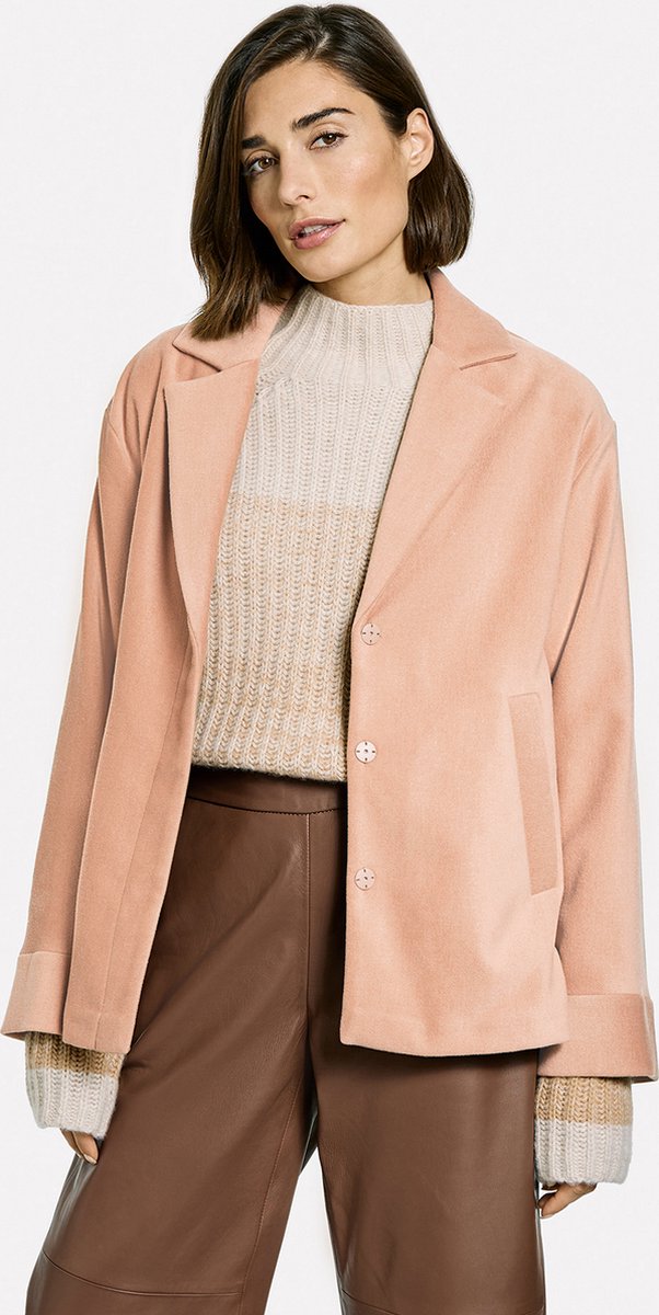 GERRY WEBER Dames Boxy blazer Camel-42