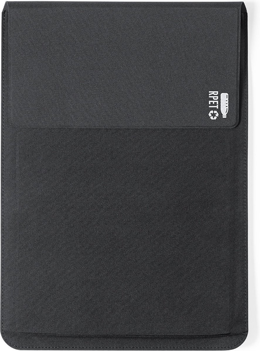 Laptophoes - Laptoptas - Sleeve - 15 inch - Multifunctioneel - 39 x 28,5 cm - RPET - Polyester - zwart