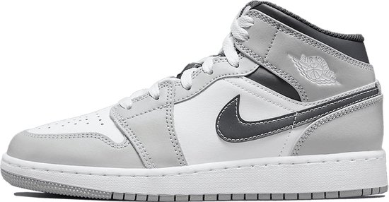 jordans grey white black