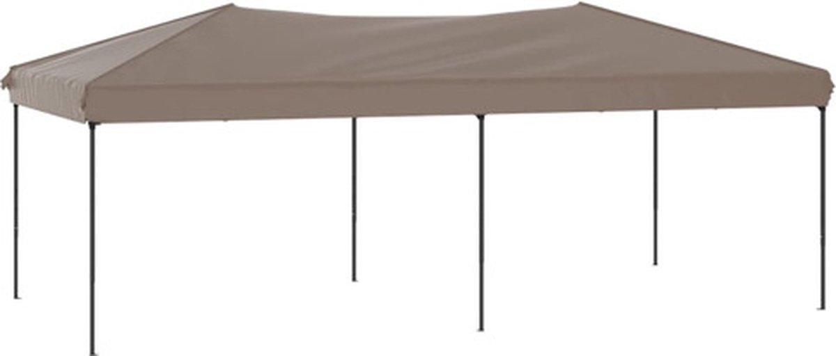 vidaXL - Partytent - inklapbaar - 3x6 - m - taupe