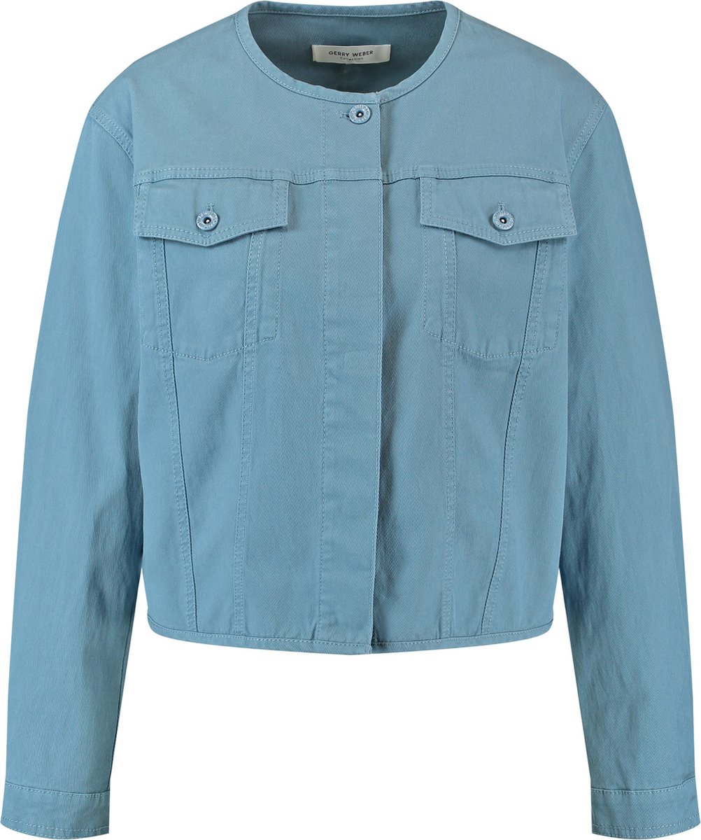 GERRY WEBER Dames Licht jack met borstzakken Arctic-44