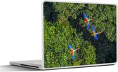 Laptop sticker - 11.6 inch - Jungle - Boom - Papegaai - Jongetjes - Meiden - Kids - 30x21cm - Laptopstickers - Laptop skin - Cover