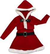 Kerstpak - Kinderkleding  - Voor meisjes - 6 jaar - Rood met Wit