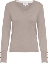 ONLY ONLJULIE LIFE LS DETAIL V-NECK CC KNT Dames Trui - Maat XS