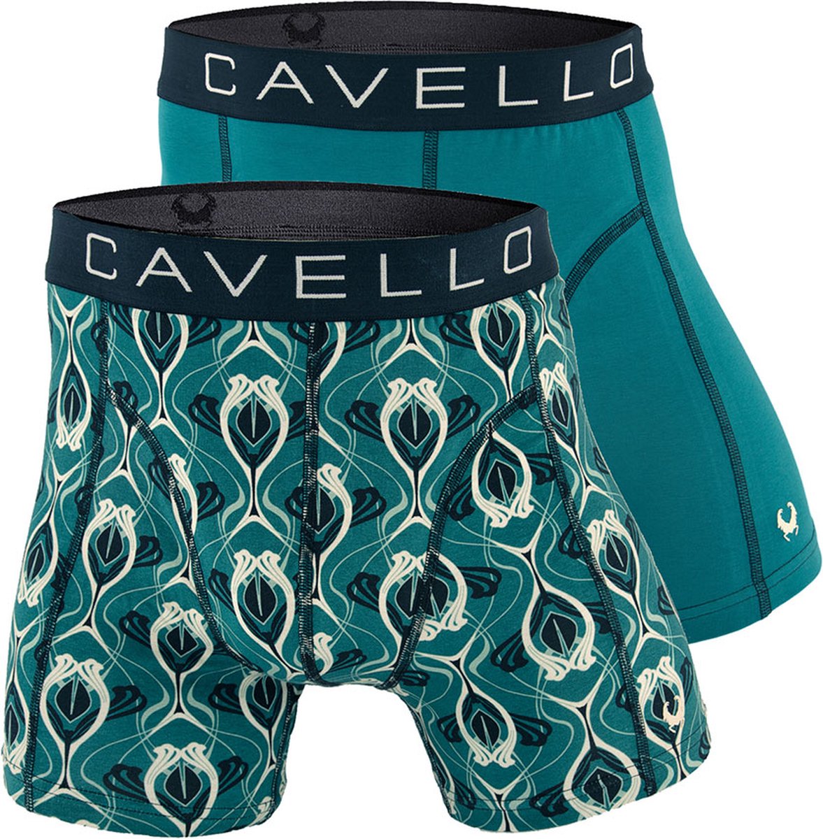 Cavello Boxershorts 2-pack Petrol