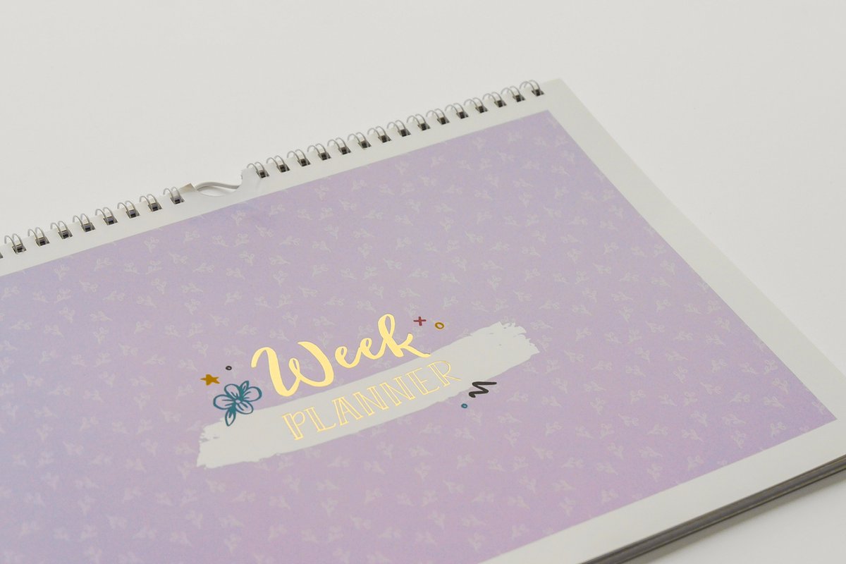 Maan Amsterdam Weekplanner inclusief stickervel - To do planner - Werkplanner - Ongedateerd - A4 - Universe — afbeelding 4