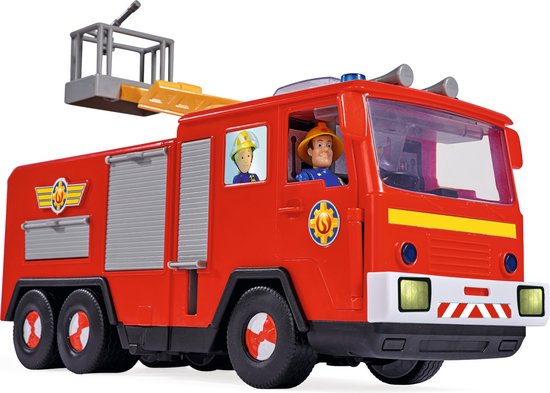 Simba - Brandweerman Sam - Jupiter Series Pro - Brandweerwagen - Speelgoedvoertuig cadeau geven