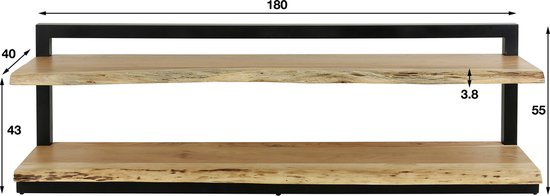 Tv-meubel met 2 deuren en 2 planken - Wit marmereffect en goudkleurig - DERANA Tv-meubel met 2 deuren en 2 planken - Wit marmereffect en goudkleurig - DERANA