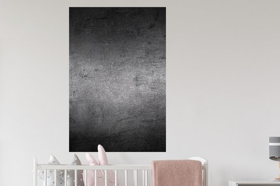 Muurstickers - Sticker Folie - Beton - Grijs - Retro - Cement - Textuur - 80x120 cm - Plakfolie - Muurstickers Kinderkamer - Zelfklevend Behang - Zelfklevend behangpapier - Stickerfolie
