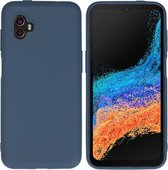 iMoshion Hoesje Geschikt voor Samsung Galaxy Xcover 6 Pro Hoesje Siliconen - iMoshion Color Backcover - Donkerblauw