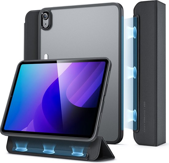 ESR Hoes Voor IPad Pro 11  2022/2021/2020/2018 , Afneembare Magnetische Afdekking Verstelbare Portret Landschapsstandaard Met Verhoogd Displayzicht 9 Standhoeken Shift Serie Lila 787630241