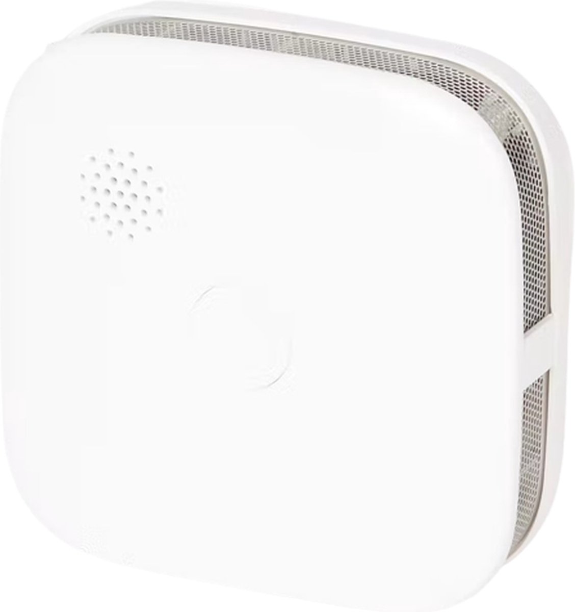 Slimme rookmelder via WiFi - Wit - Kunststof - 7,6 x 7,6 x 2,8 cm - WiFi - 2.4 GHz - Te bedienen met App - Smoke Alarm - Rook melder - Melder - Rook - Beveiliging - Slimme beveiliging - Thuis