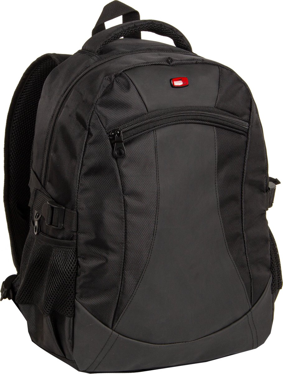 MUSTANG Laptop rugzak Rugzak met laptopvak Bari Backpack Black Zwart