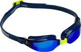 Aquasphere Xceed - Zwembril - Volwassenen - Blue Titanium Mirrored Lens - Blauw