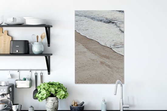 Canvas Schilderij Zee - Strand - Zomer - 60x90 cm - Wanddecoratie