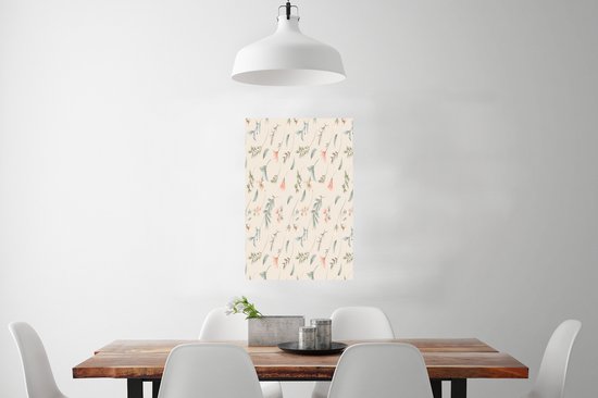 Affiche Fleurs - Pastel - Motif - 40x60 cm