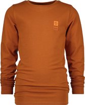 Vingino Longsleeve Basic Jongens Katoen Bruin Maat 116