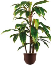 HTT - Kunstplant Cordyline in Eggy bruin H110 cm