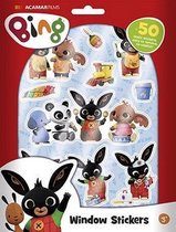 Bambolino Toys - Bing raamstickers - educatief speelgoed - 50 verplaatsbare - niet permanente stickers met speelachtergrond