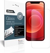 dipos I 2x Pantserfolie mat compatibel met Apple iPhone 12 mini Beschermfolie 9H screen-protector