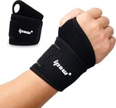 wrist wraps -  Zinaps Set of 2 wrist bandages, wrist support, adjustable breathable wrist support for sports, fitness and bodybuilding, black, grey, red (Wk 02132)