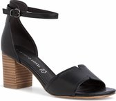Marco Tozzi Dames Sandaaltje 2-2-28379-26 002 zwart F-breedte Maat: 36 EU