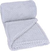 Clarysse Superzachte Fleece Plaid 130x160cm-Licht Grijs