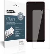 dipos I 2x Pantserfolie helder compatibel met Samsung Galaxy A02s Beschermfolie 9H screen-protector (expres kleiner dan het glas omdat het gebogen is)