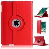 iPad 2021 hoes - iPad 9e/8e/7e Generatie hoes - iPad 10,2 inch - iPad 2019/2022 - 360° draaibare Bookcase - Rood