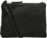 Fred De La Bretoniere Crossbodytas Nubuck Leer - zwart