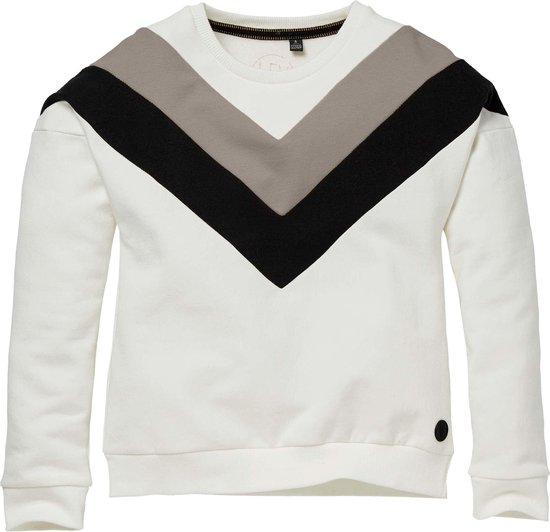 Levv sweater Robijn off white voor meisjes - maat 152