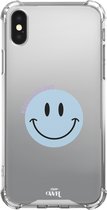 iPhone XS Max Case - Smiley Blue - Mirror Case