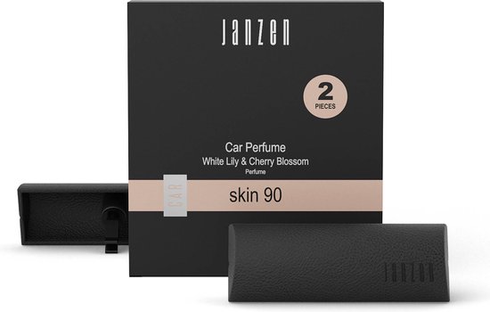 JANZEN Car Perfume – Skin 90 – autoparfum – Fris en Krachtig - 2 stuks