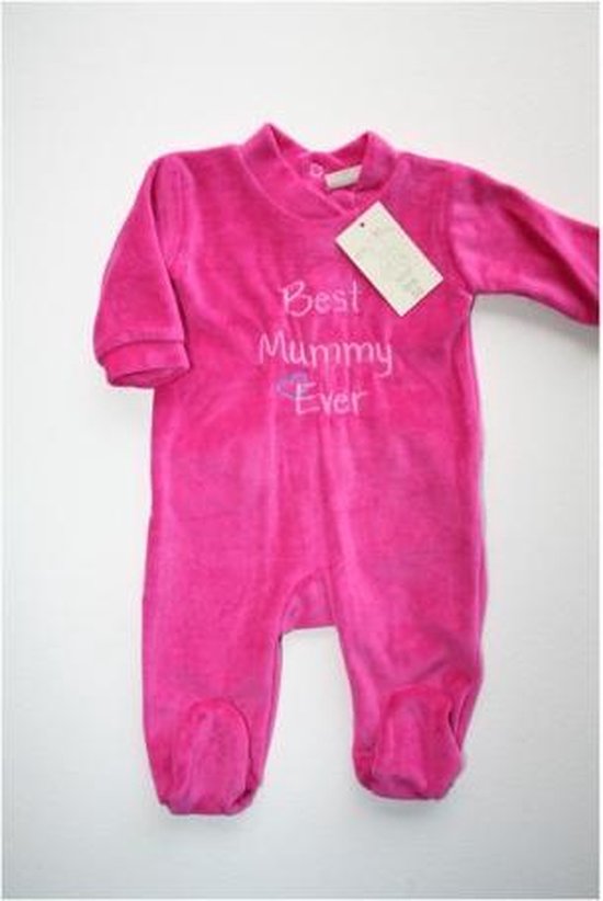 Foto: Picco mini baby boxpak onesie jumpsuit roze best mummy ever maat 62 3 maanden 