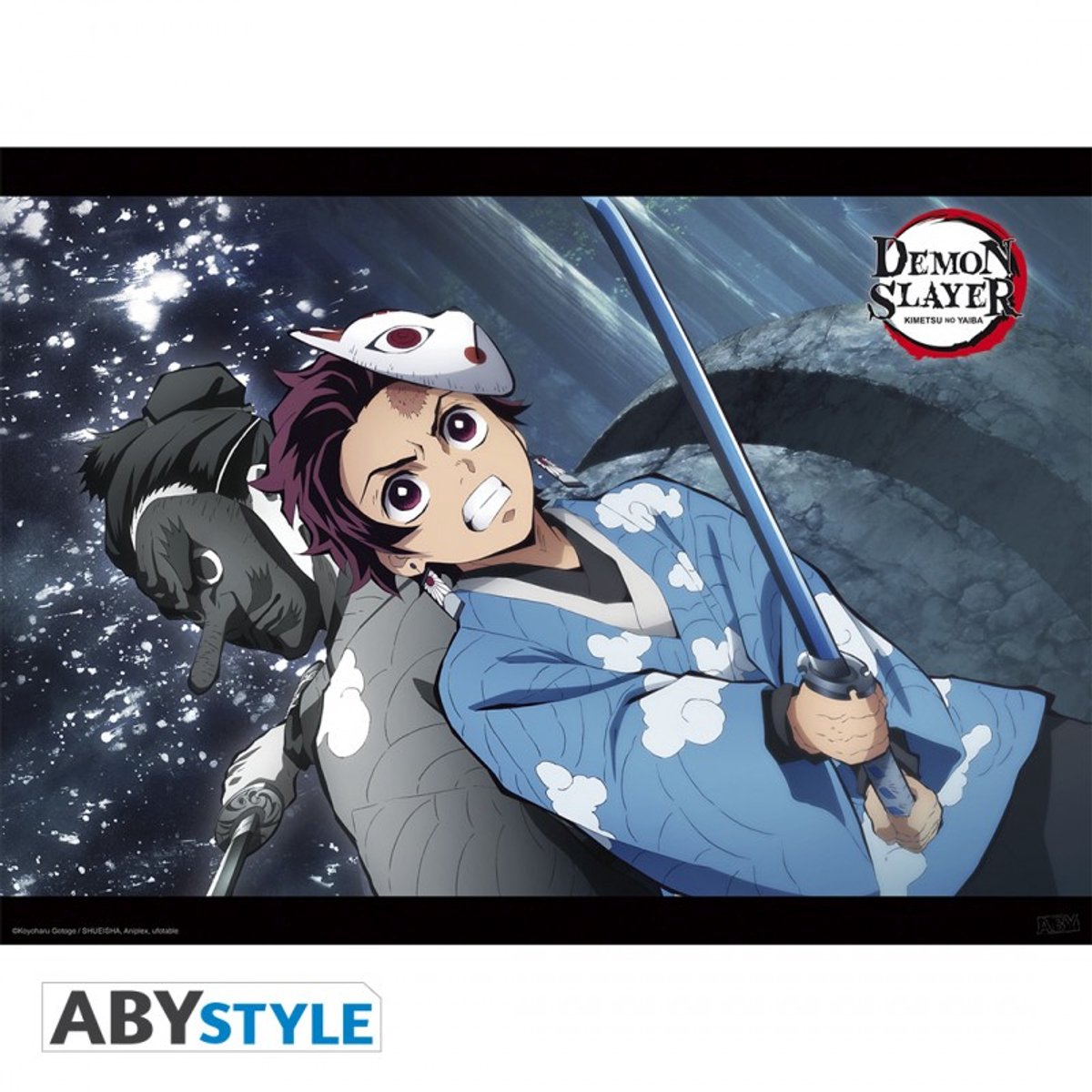 Poster Demon Slayer - Tanjiro and Urokodaki 52x38cm