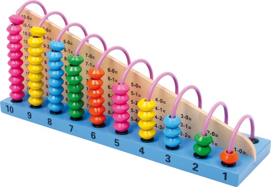 Boulier en bois jouet mathématique jouet en bois numéros jeu