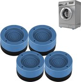 TriljementenDempers Wasmachine -Vegena-pakket van 4 universele vibratiedemper, wasmachine voet pads, trillingsdemper, anti-vibratiemat, trillingsdemper pads, schokabsorberende rubberen voet p