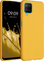 kwmobile telefoonhoesje voor Samsung Galaxy M12 - Hoesje voor smartphone - Back cover in honinggeel