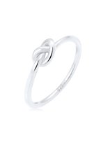 Elli Dames Ring Dames Knoop Delicaat Filigraan in 925 Sterling Zilver