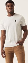 Garcia T-shirt T Shirt Met Logo H11204 White Melee 625 Mannen Maat - XL