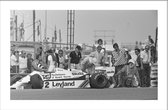 Walljar - Formule 1 Williams-Ford '81 - Zwart wit poster met lijst